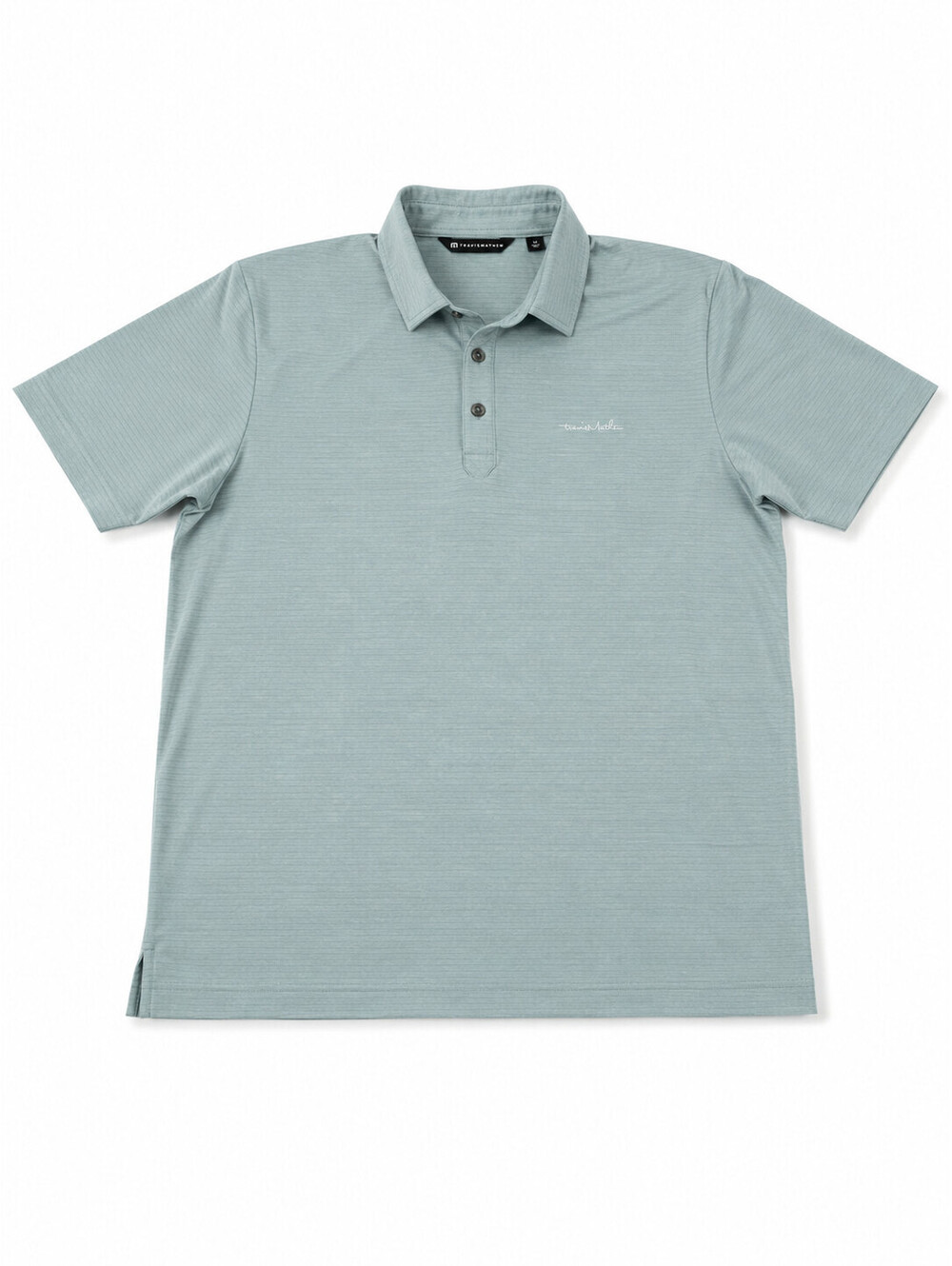 TravisMathew Zinna 2.0 Men’s Polo Shirt M Blue Golf Stretch Performance